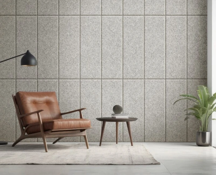 Wood Wool Board - natural texture acoustic wall panel